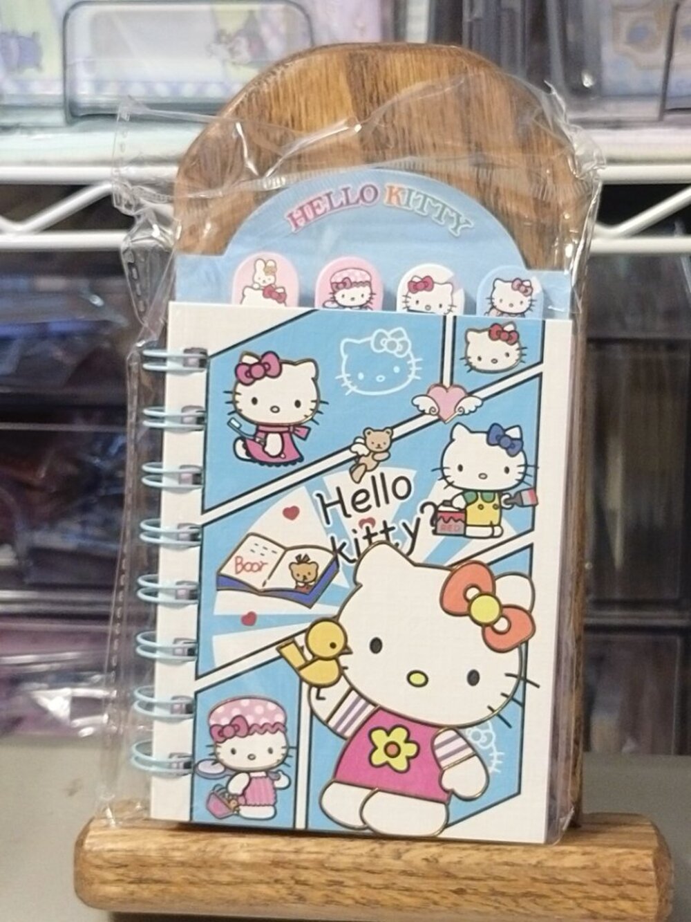 #HK-2323 Hello Kitty Mini Hard Cover Spiral Bound Notebook